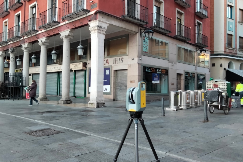 Nube de puntos para obra civil